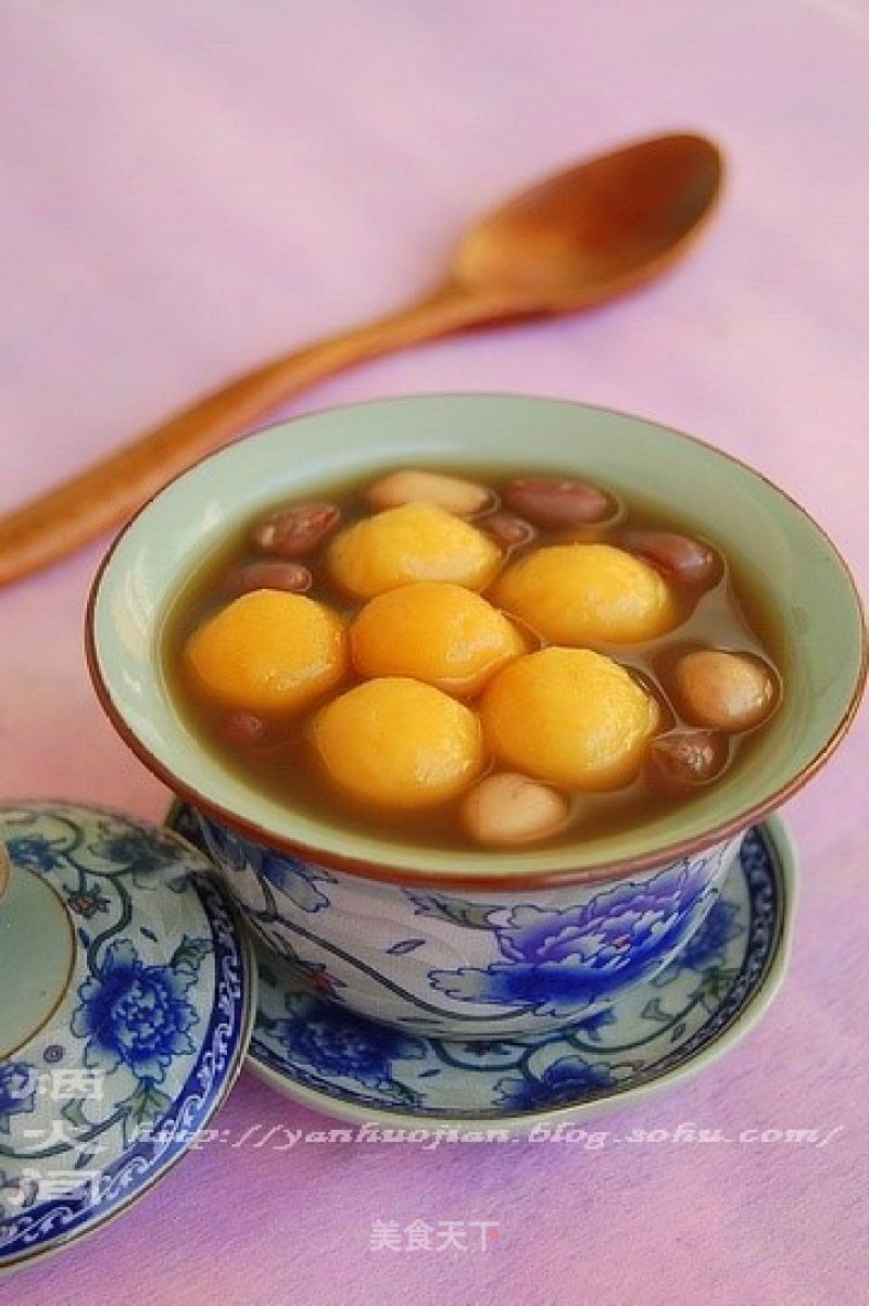 Desserts Made without The Oven-peanuts, Red Beans, Sweet Potato Balls recipe