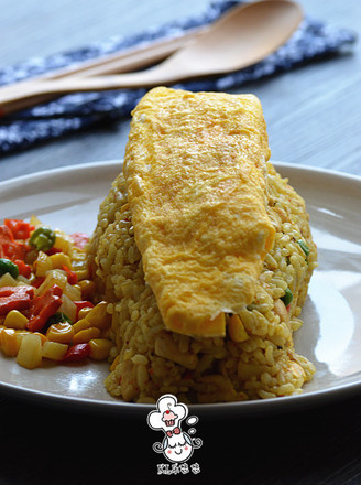 Japanese Curry Omelet Rice
