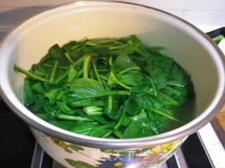 Old Vinegar Spinach Peanuts recipe