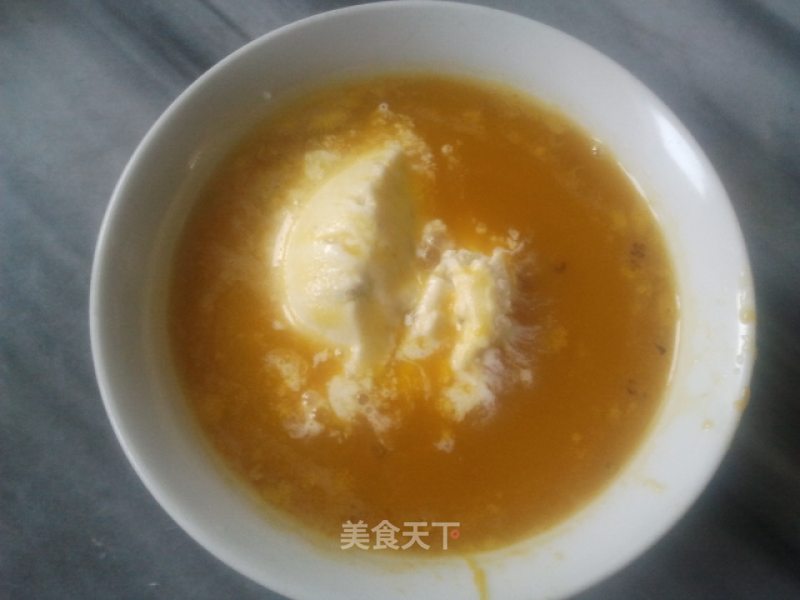 Sweet Osmanthus Pumpkin Soup with Ice Cream recipe