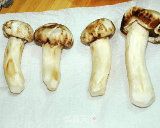 Pan-fried Matsutake recipe