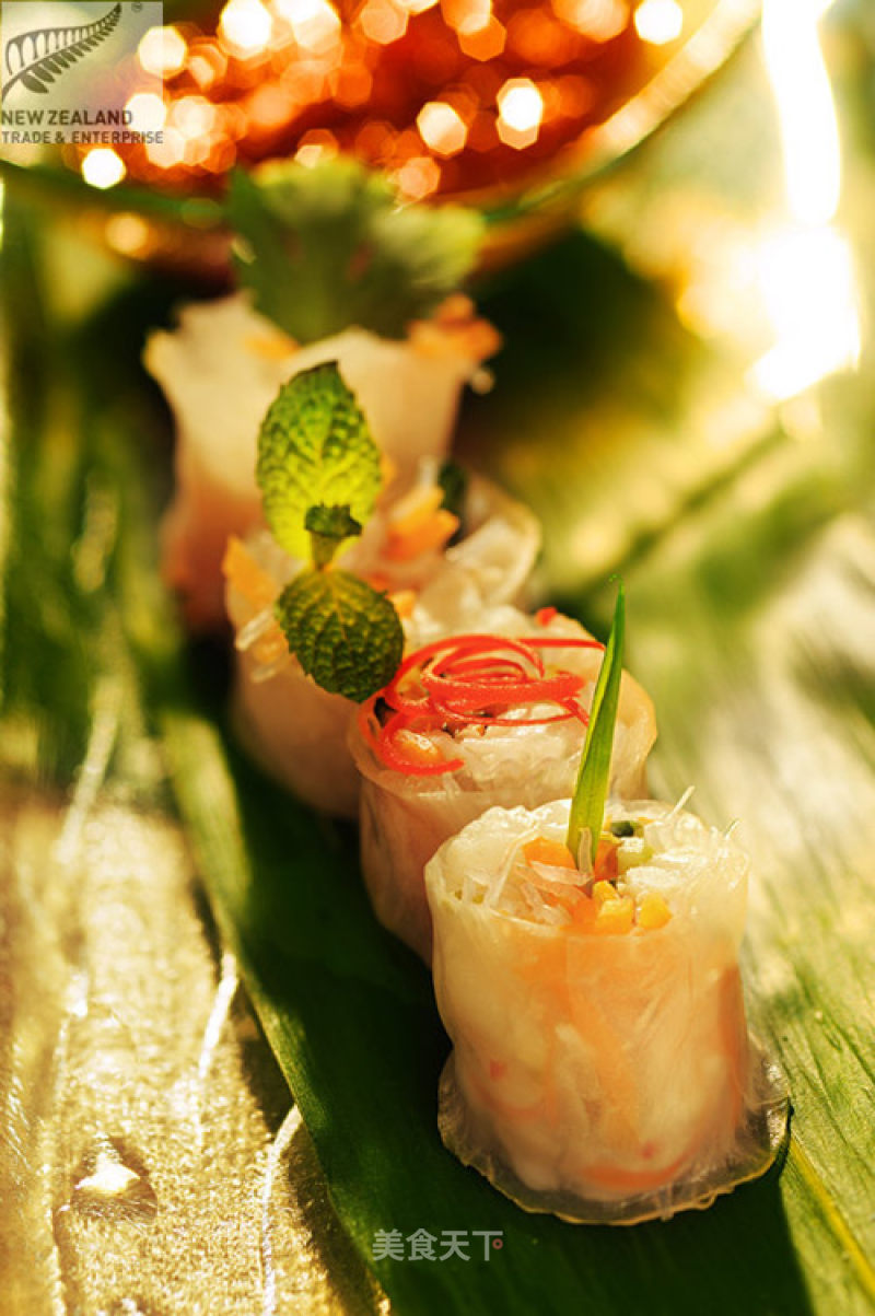 The World's Water Hibiscus---langolin Lobster Crystal Roll recipe