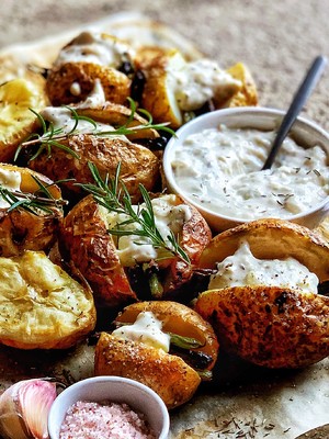 Roasted Potatoes with Rosemary, Wouldn't It be Fragrant to Roast Them Like This! recipe