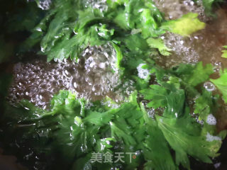#凉饭菜#celery Leaves Mixed with Chili recipe
