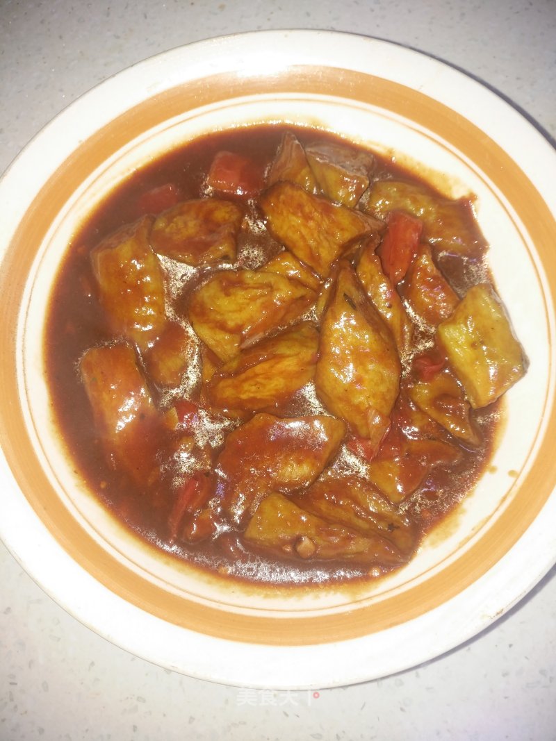 Super Braised Eggplant with Rice recipe