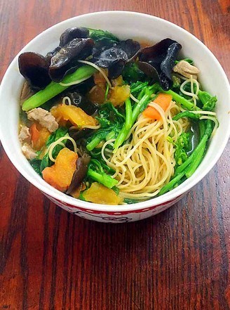Seasonal Vegetable Noodle Soup recipe