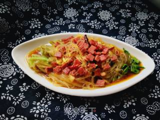 Garlic Vermicelli and Lettuce recipe