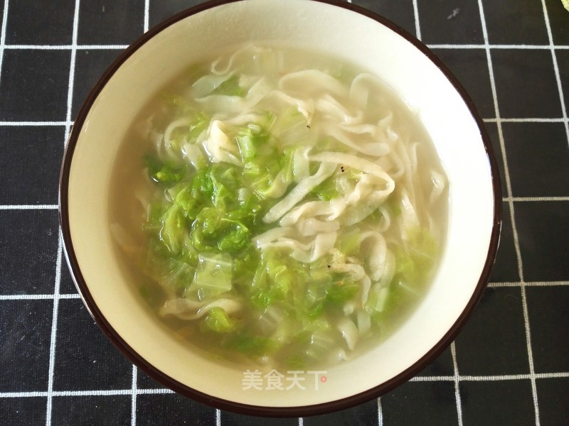 Hand-rolled Noodles with Cabbage recipe