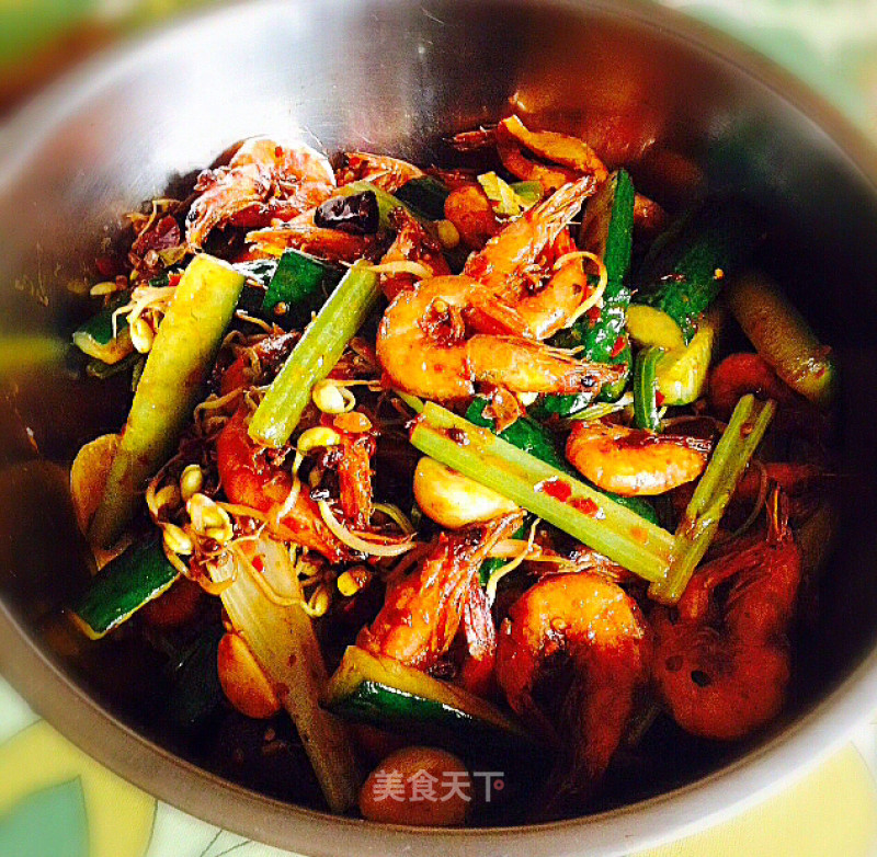 Spicy Hot Pot of Prawns