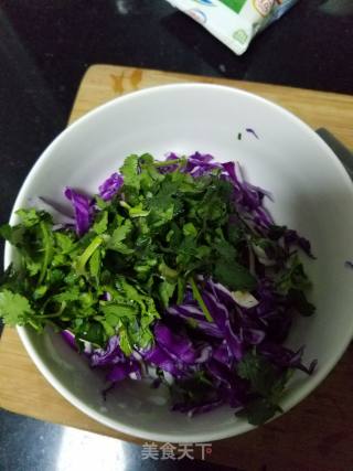Refreshing Mixed Purple Cabbage recipe