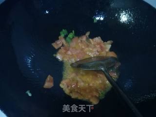 Tomato Seaweed Scissors Noodles recipe