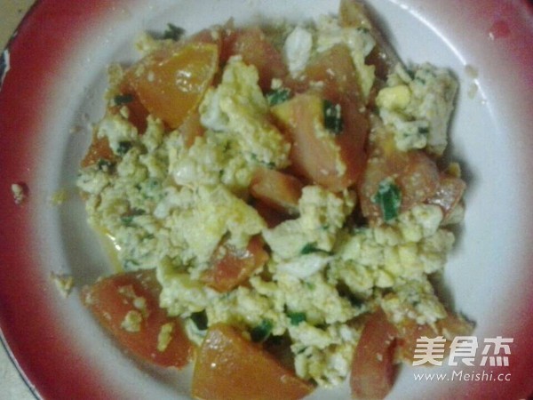 Marinated Noodles with Tomato and Egg recipe