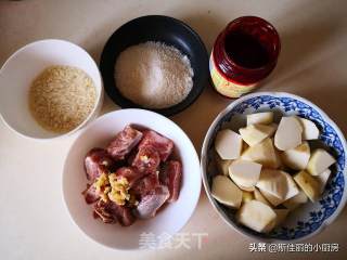 Pork Ribs Steamed Taro Vs Desweetened Rice recipe