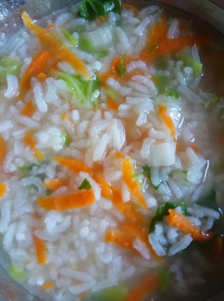Teochew Winter Vegetables Pork Ribs Congee recipe