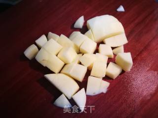 #团圆饭# Apple Cooked Glutinous Rice Balls recipe
