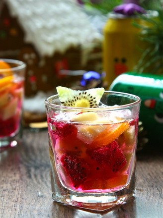 Cocktail Colorful Fruit Cup recipe