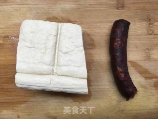 Stir-fried Tofu with Chinese Sausage recipe