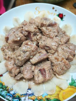 Steamed Pork Ribs with Bamboo Fungus recipe