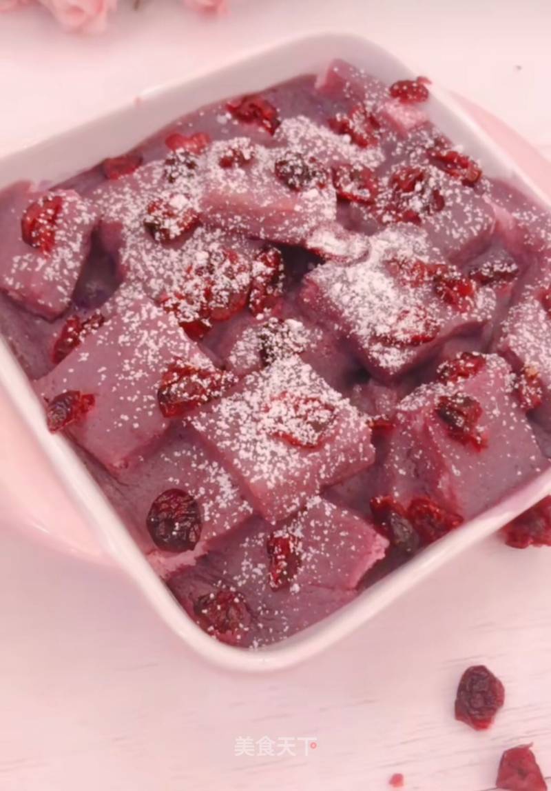 Purple Sweet Potato Toast Pudding recipe