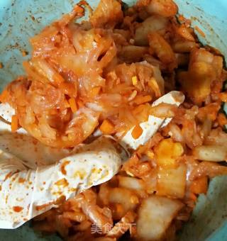 Homemade Cabbage Kimchi recipe