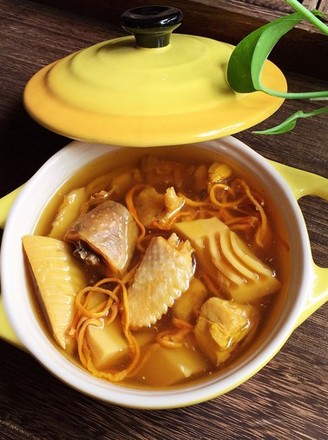 Spring Bamboo Shoots Chicken Soup