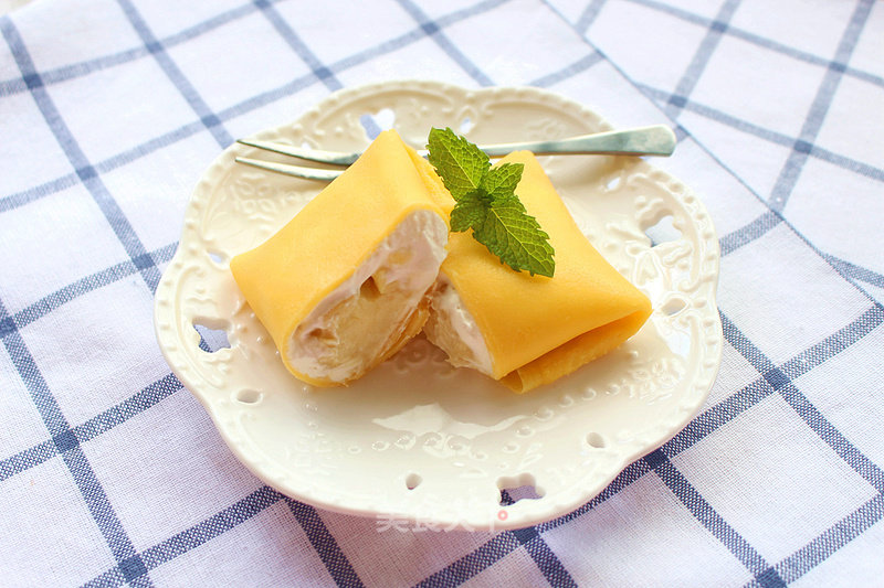 #aca烤明星大赛#——durian Pancake recipe