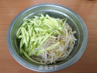 Cucumber Bean Sprouts recipe