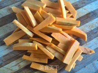 Baked Pumpkin with Salted Egg Yolk recipe