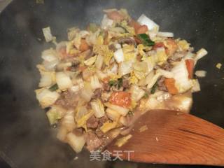 Stir-fried Beef with Cabbage recipe