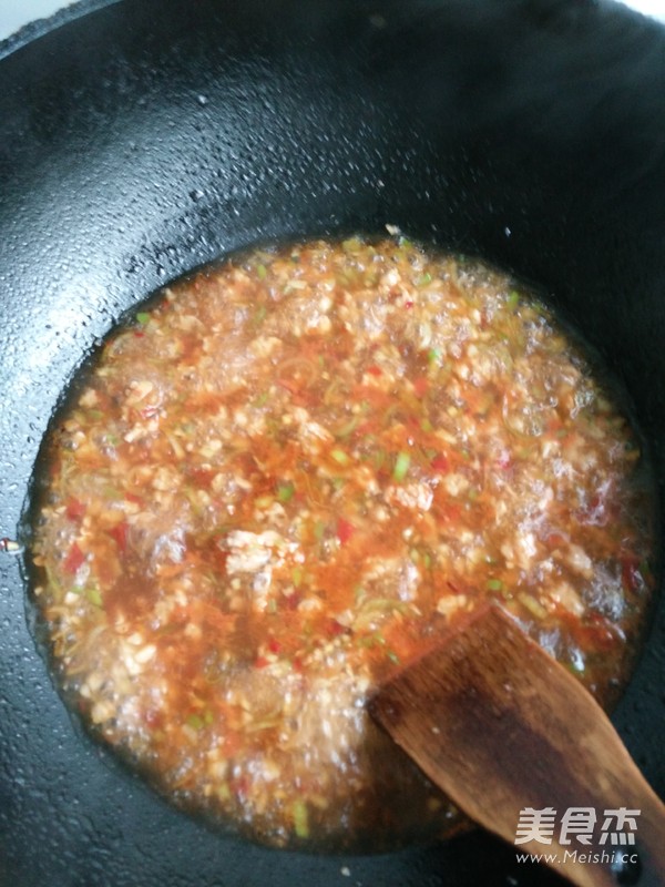 Tofu Noodles with Minced Meat recipe