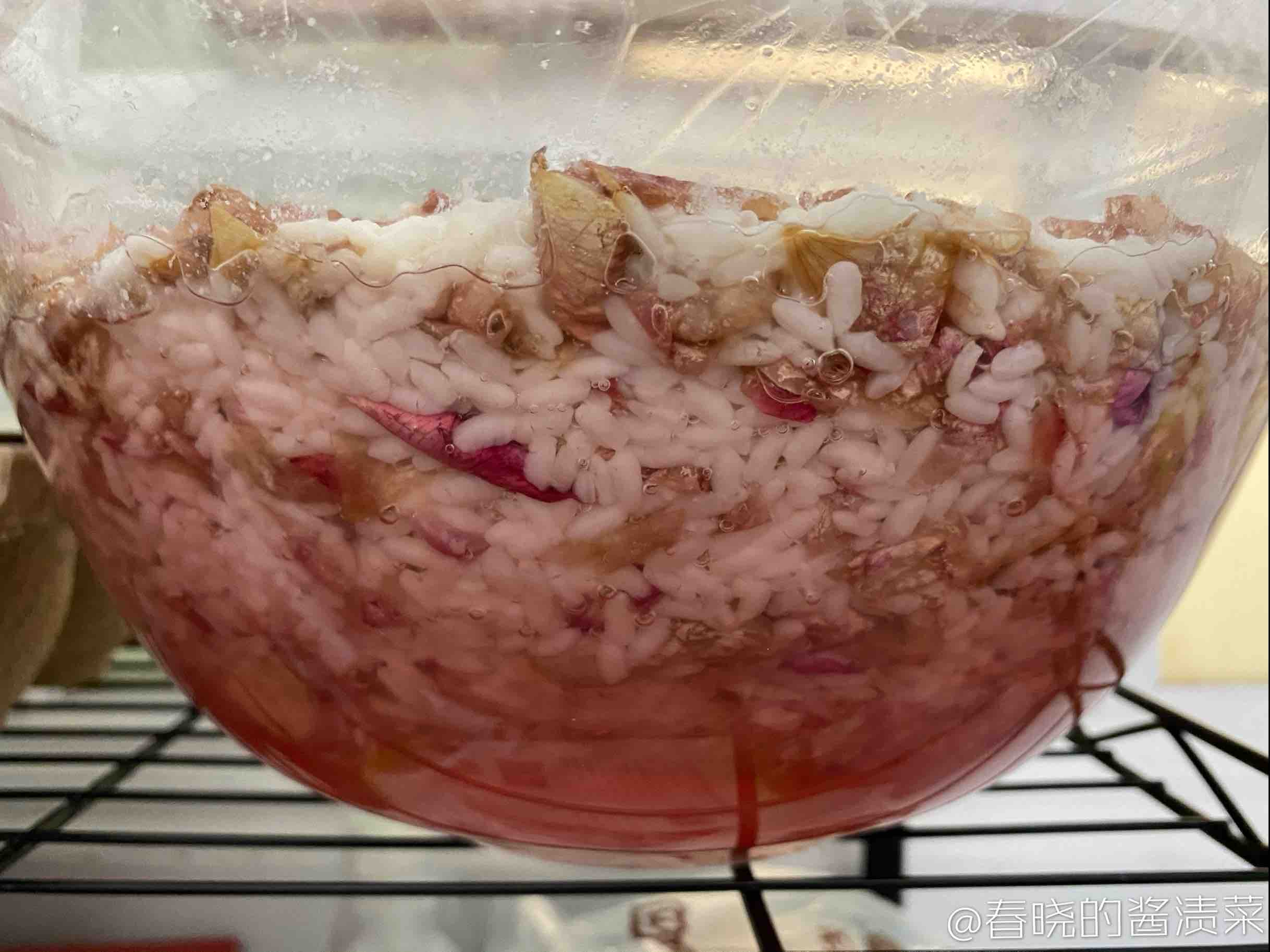 Li Ziqi's Same Style of Rose Glutinous Rice Wine, Don’t Taste Too Good recipe