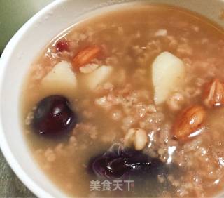 Healthy Porridge with Yam, Peanut and Red Dates recipe