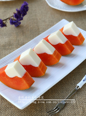 Papaya Milk Jelly recipe