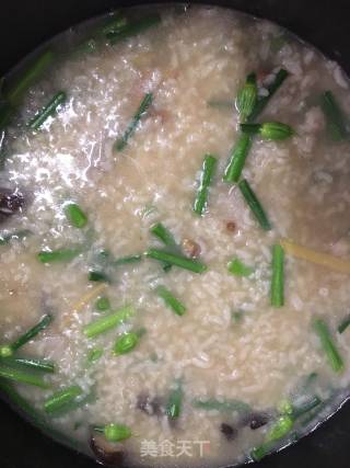 Taro Leek Flower Porridge recipe