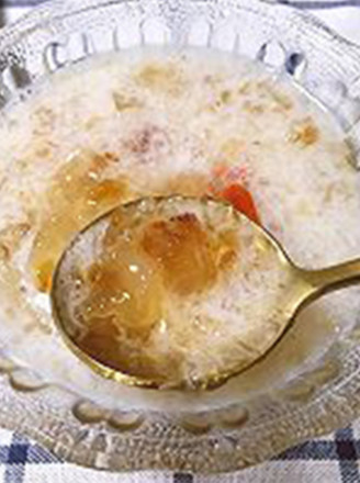 Stewed Snow Birds with Peach Gum and Soap Japonica Rice recipe