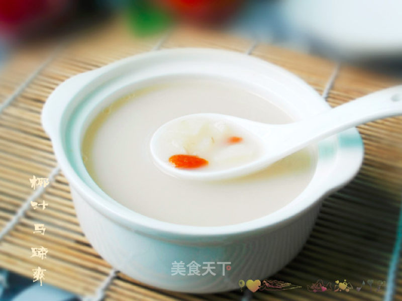 Coconut Milk Horseshoe Refreshing recipe