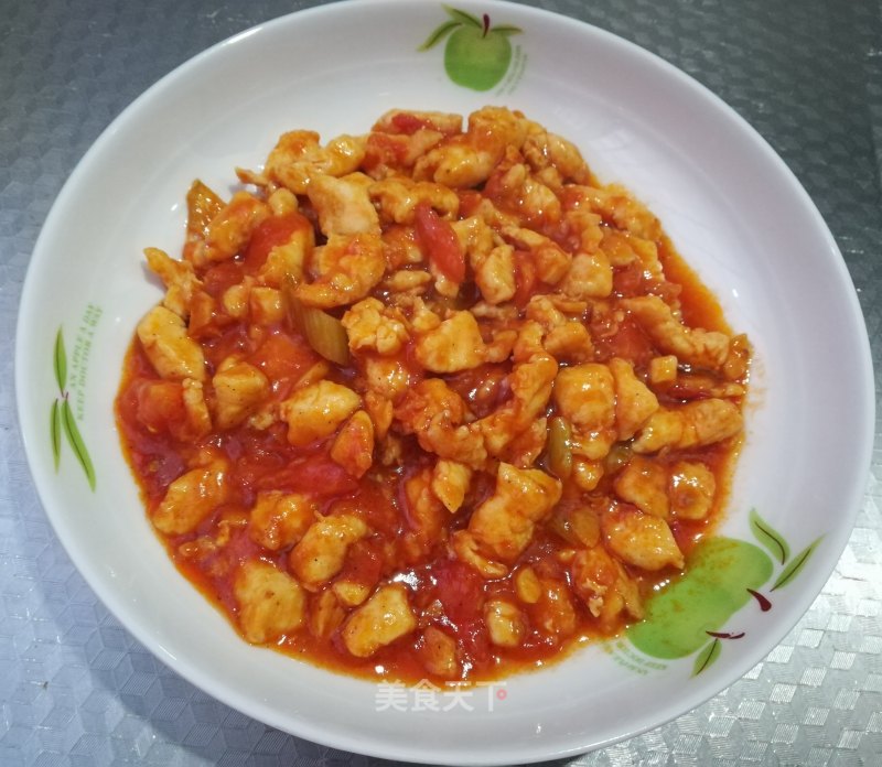 Diced Chicken in Tomato Sauce recipe