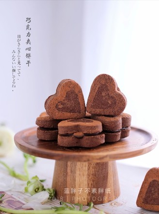 Valentine's Day Gift of Love Love Chocolate Sandwich Biscuits