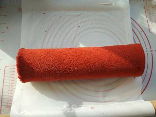 #四session Baking Contest and It's Love to Eat Festival#red Velvet Cake Roll recipe