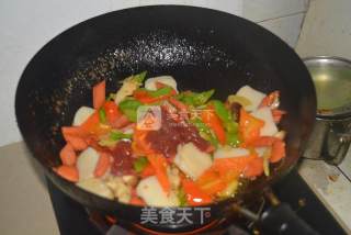 Beijing Style Fried Rice Cake recipe