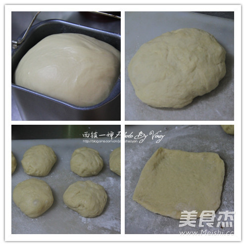 Red Bean Paste Caterpillar Bread recipe