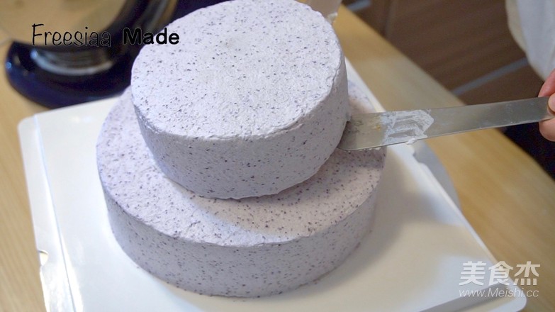 Video Double Blueberry Cake recipe