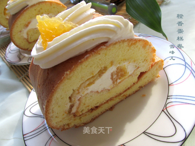 Orange Scented Cake Roll recipe