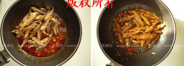 Small Fish in Spicy Sauce recipe