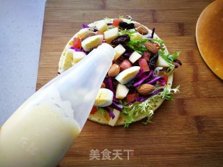 #trust之美#healthy Slimming Muffin Vegetable and Fruit Salad recipe