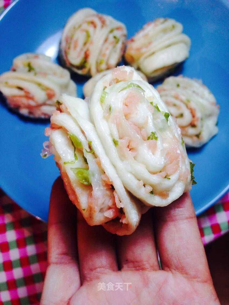 Mini Scallion Ham Hanami recipe