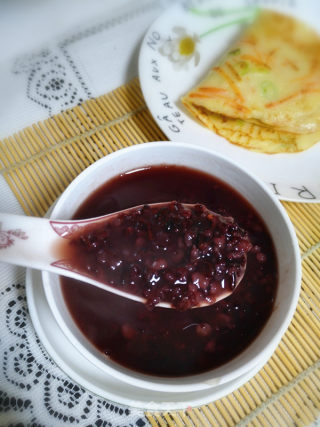 #trust of Beauty#black Rice Porridge recipe