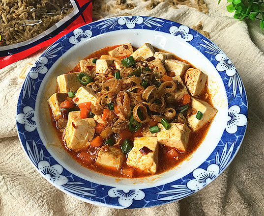 Stewed Tofu with Scallops recipe