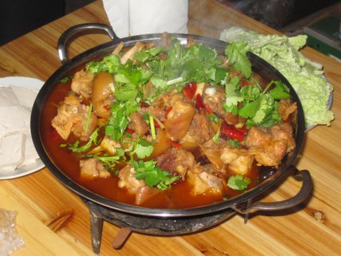 Pig Trotters Hot Pot recipe