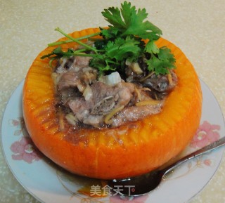 Steamed Pork Ribs with Pumpkin Drum Sauce recipe